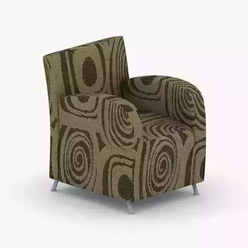 0993 - Armchair Low-poly 3D model