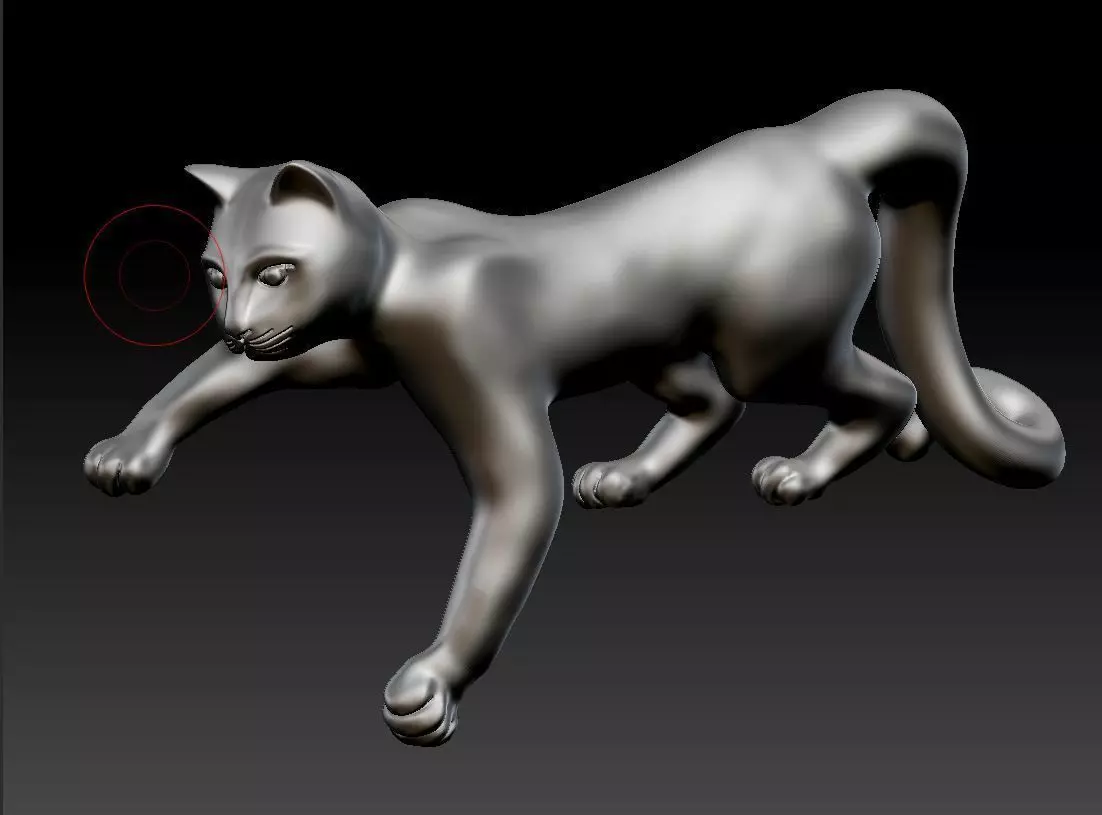 Jumping Cat 3D print model_0
