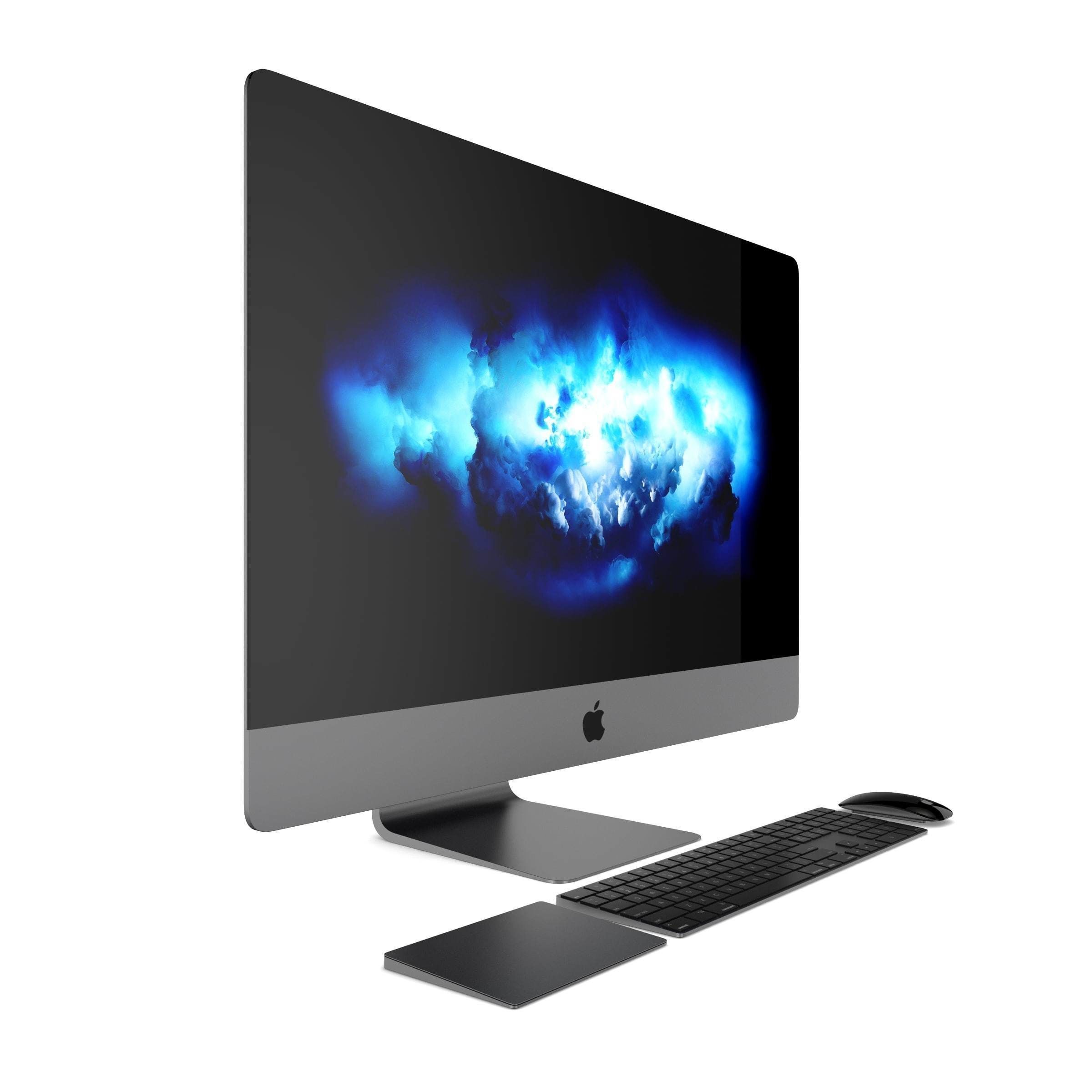 E3D - iMac Pro 27-inch Set 2017 model 3D model_2