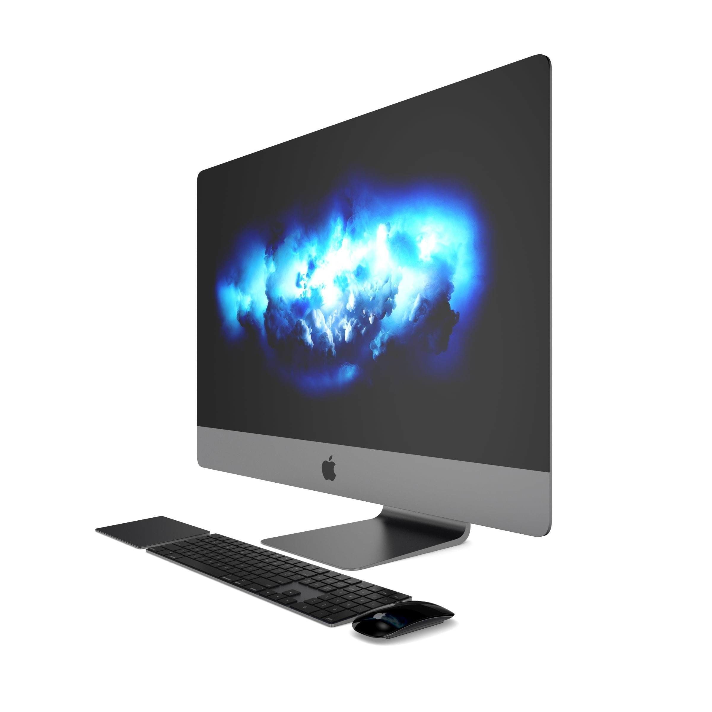 E3D - iMac Pro 27-inch Set 2017 model 3D model_3