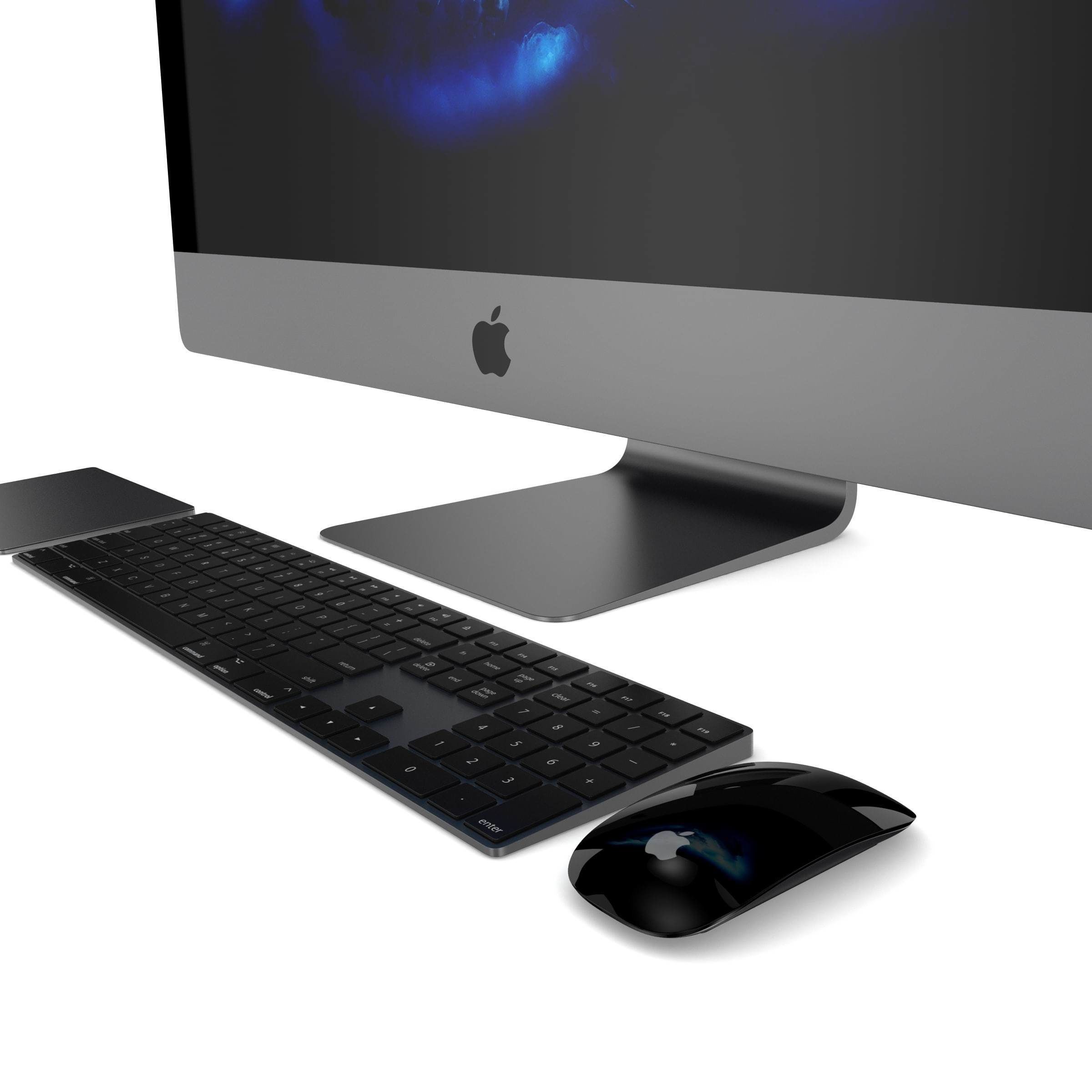 E3D - iMac Pro 27-inch Set 2017 model 3D model_5