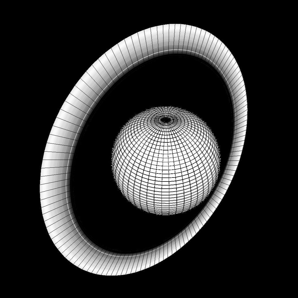 Uranus - Planet Low-poly 3D model_5