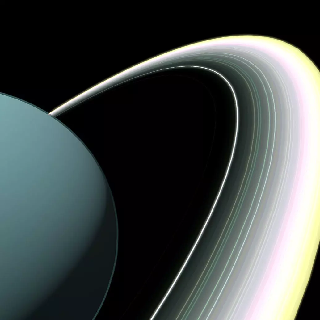 Uranus - Planet Low-poly 3D model_0