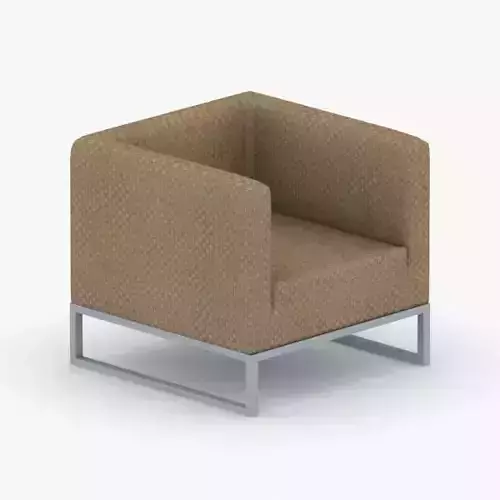 1005 - Armchair Low-poly 3D model