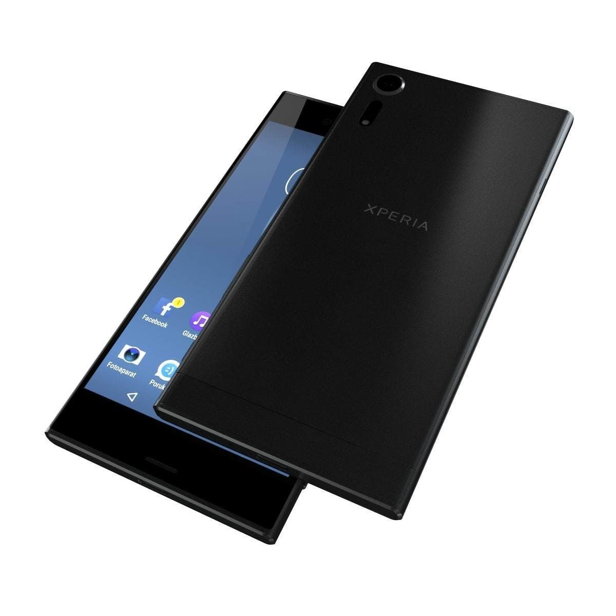 E3D - Sony Xperia XZs Black 3D model  3D model_4