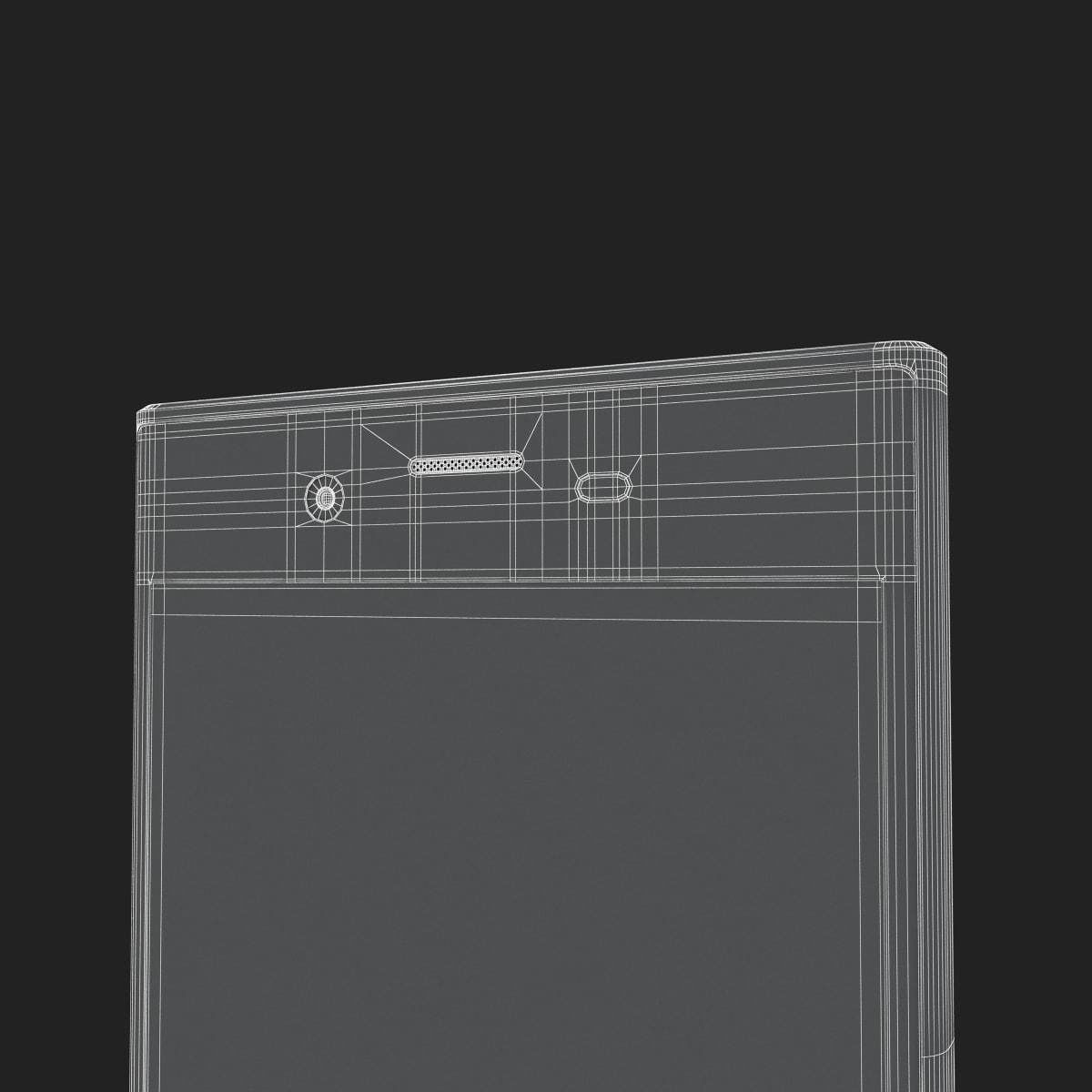 E3D - Sony Xperia XZs Black 3D model  3D model_8