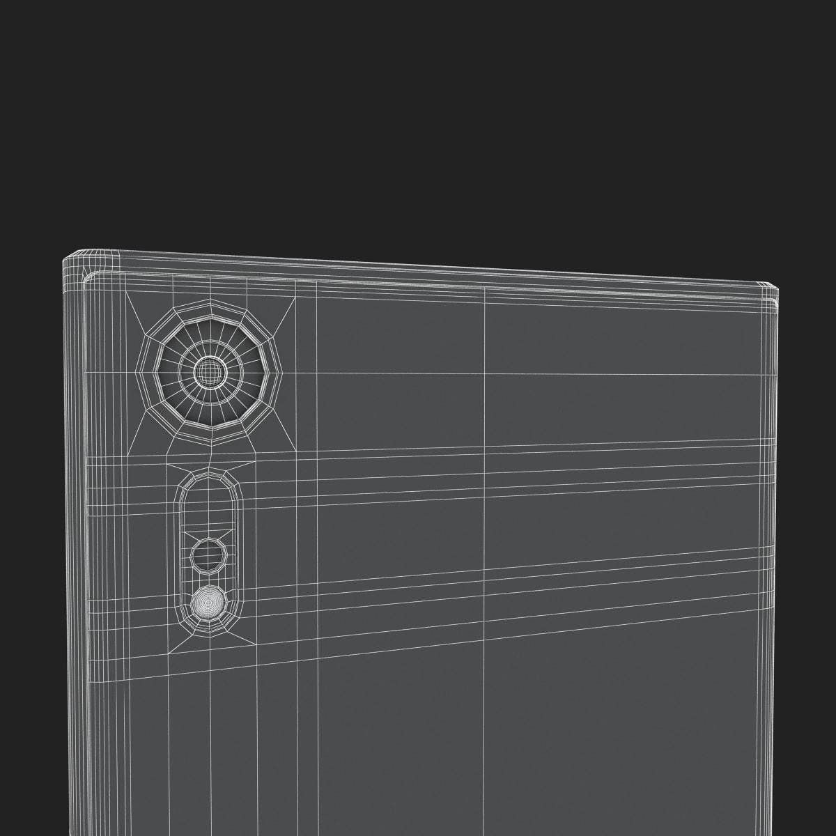 E3D - Sony Xperia XZs Black 3D model  3D model_9