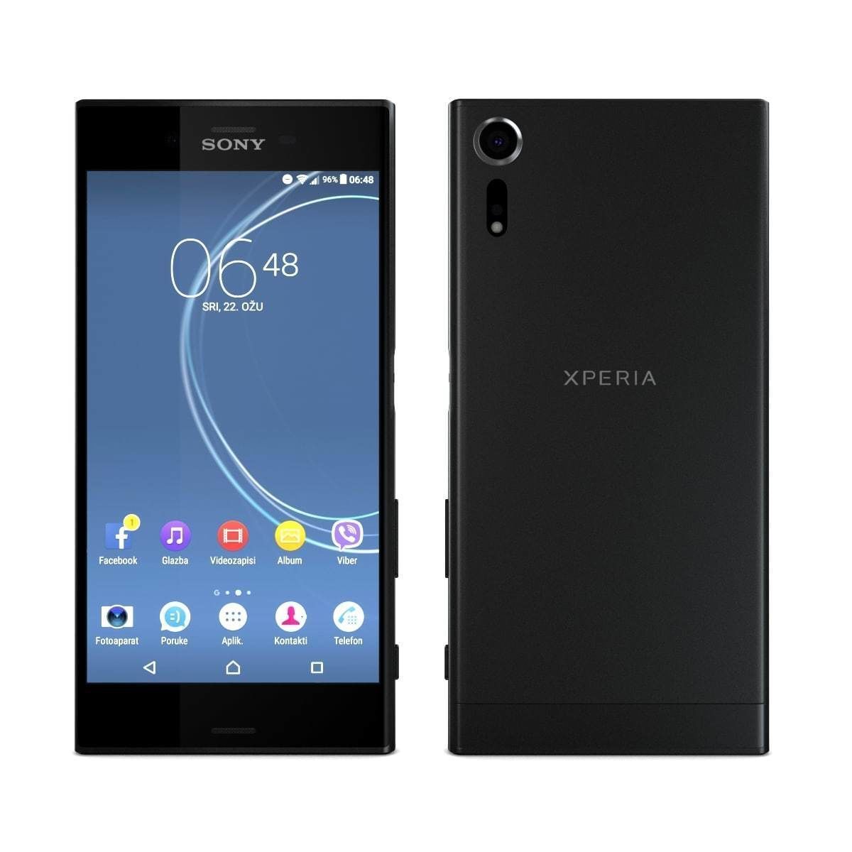 E3D - Sony Xperia XZs Black 3D model  3D model_1