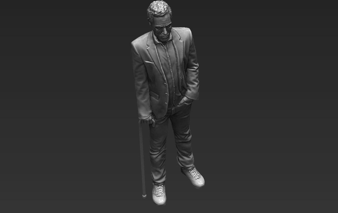 MD Gregory House 3D printing ready stl obj formats 3D print model_10