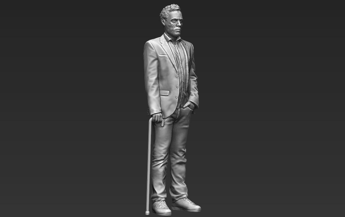MD Gregory House 3D printing ready stl obj formats 3D print model_2