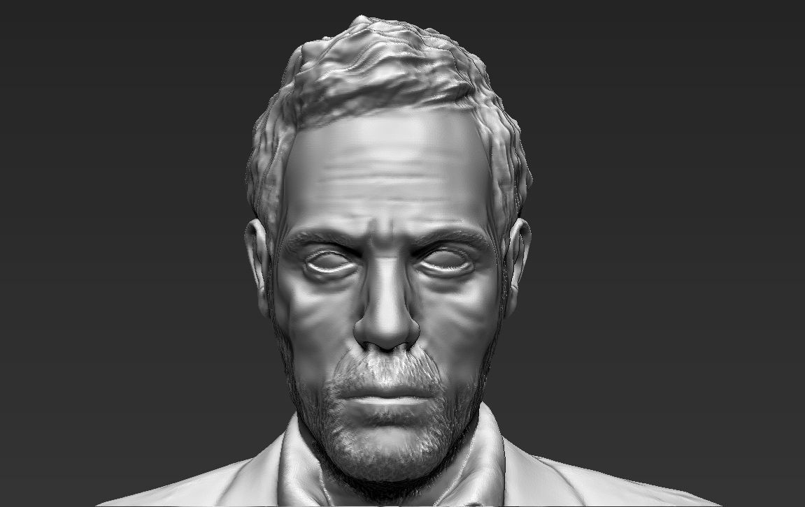MD Gregory House 3D printing ready stl obj formats 3D print model_12
