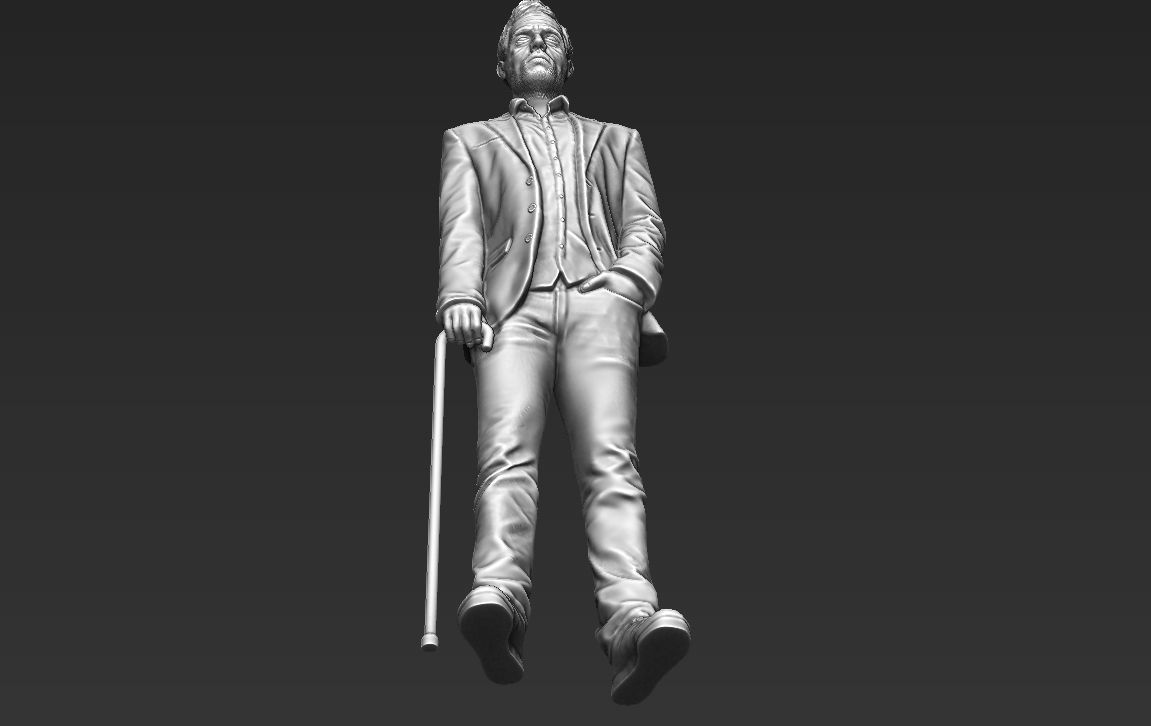 MD Gregory House 3D printing ready stl obj formats 3D print model_22