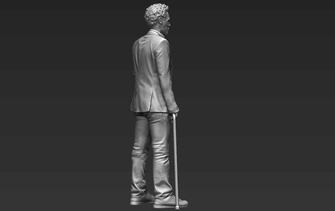 MD Gregory House 3D printing ready stl obj formats 3D print model_4
