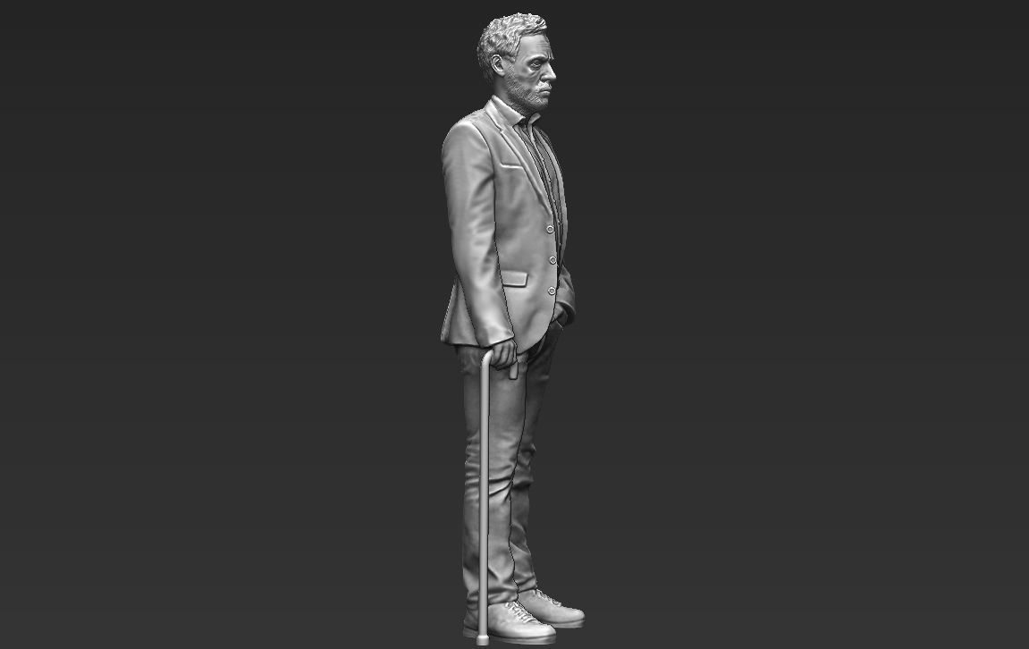 MD Gregory House 3D printing ready stl obj formats 3D print model_8