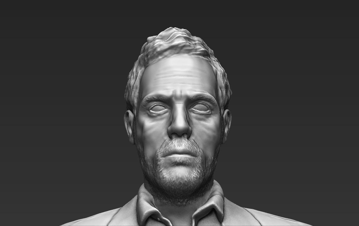 MD Gregory House 3D printing ready stl obj formats 3D print model_18