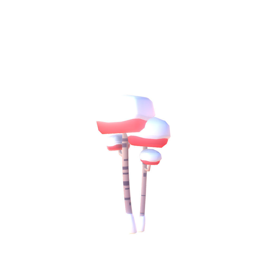 Birch Tree Set - Proto Series Low-poly 3D model_18