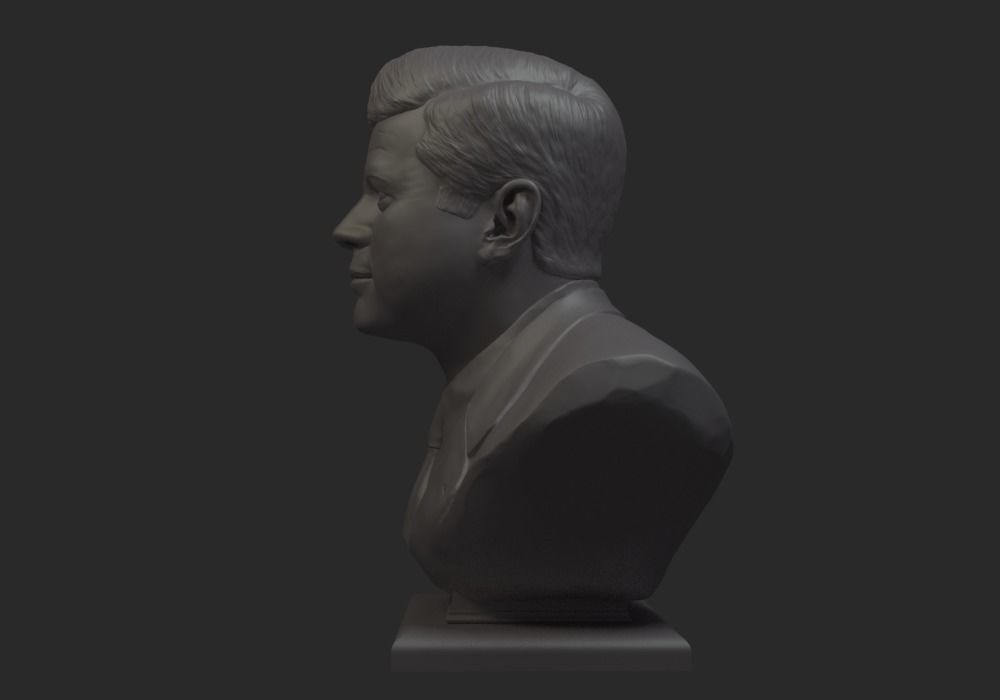 John Fitzgerald Kennedy  3D print model_8