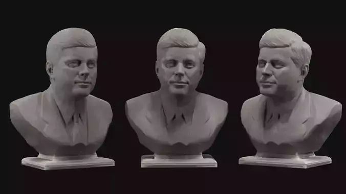 John Fitzgerald Kennedy  3D print model