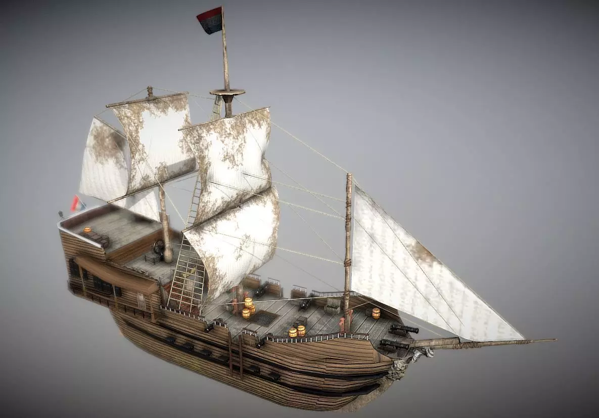 Old Ship 3D model