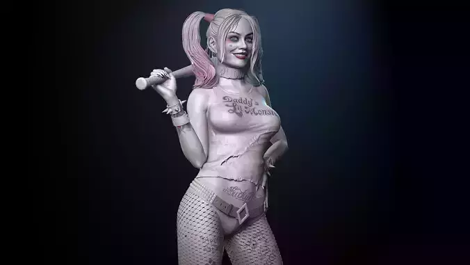 Harley Quinn Zbrush  3D model