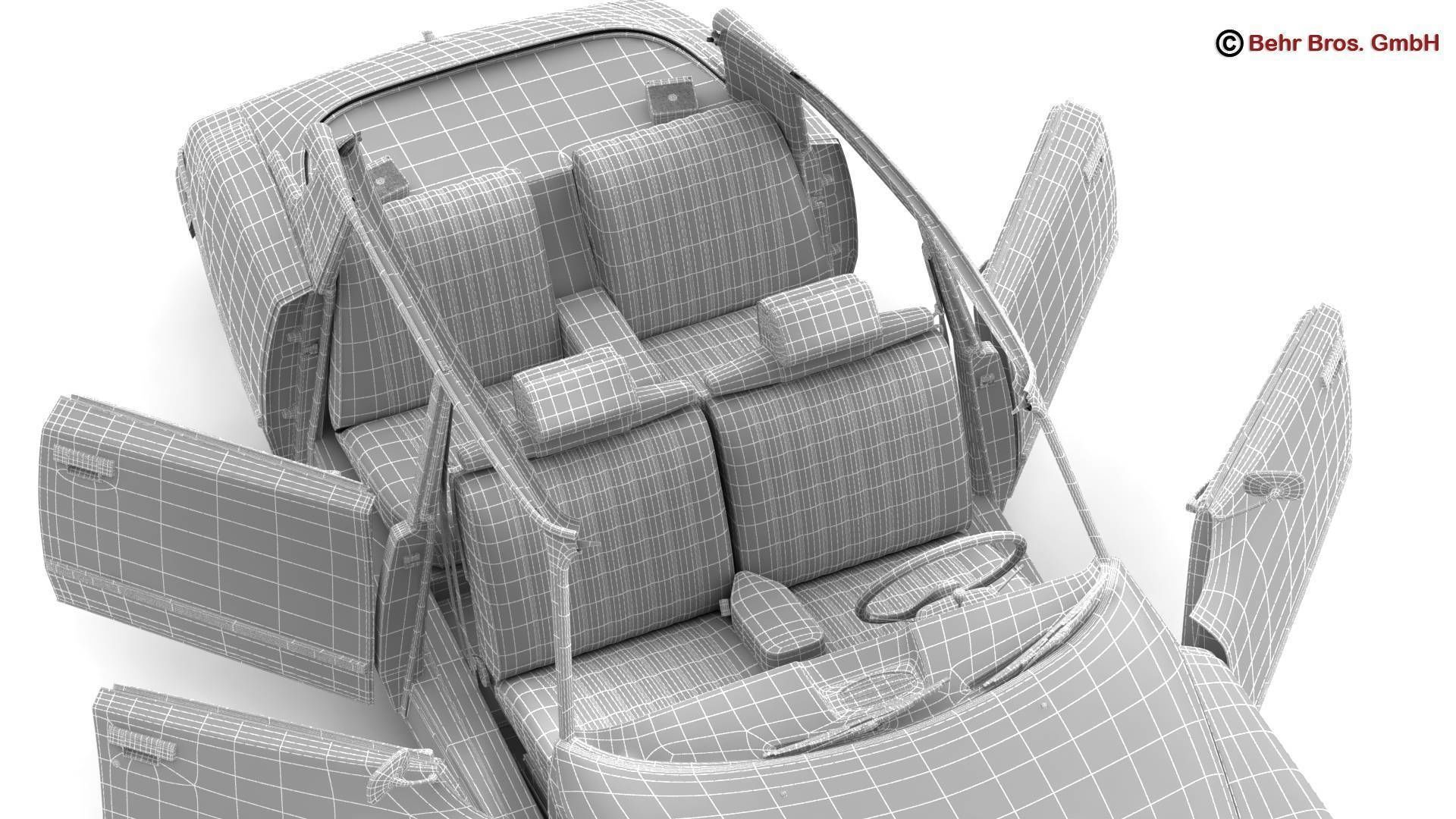 Citroen DS 23 Pallas 3D model_26