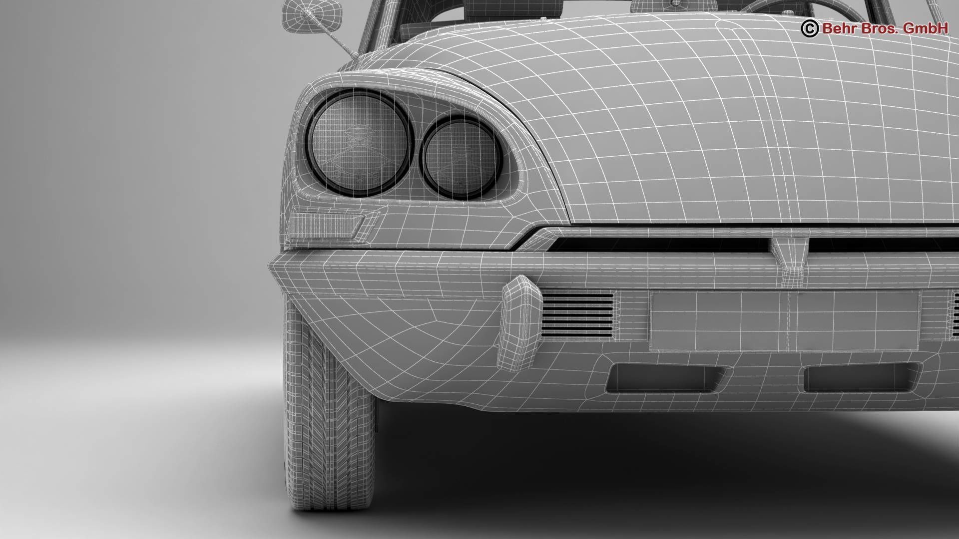 Citroen DS 23 Pallas 3D model_22