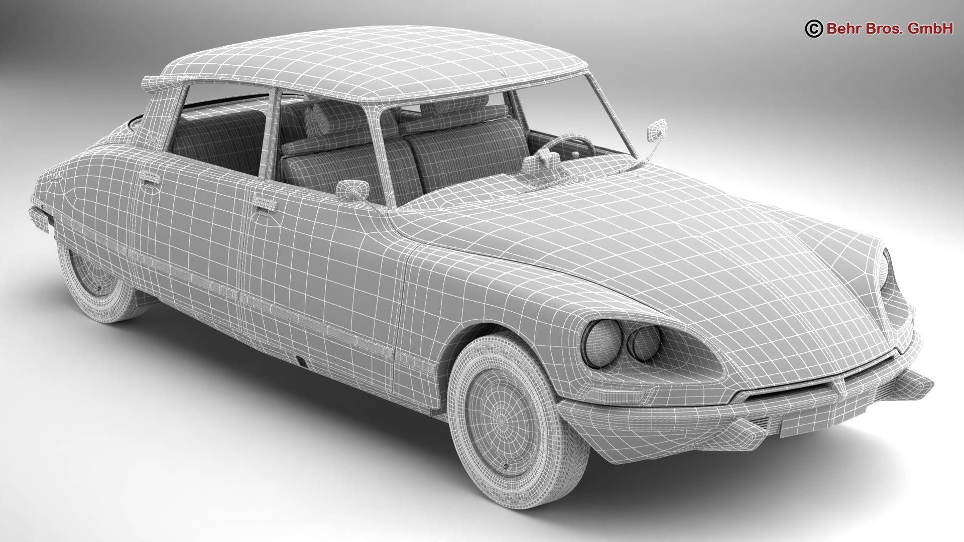 Citroen DS 23 Pallas 3D model_15