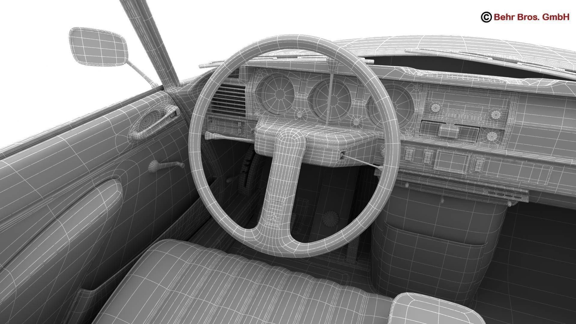 Citroen DS 23 Pallas 3D model_29