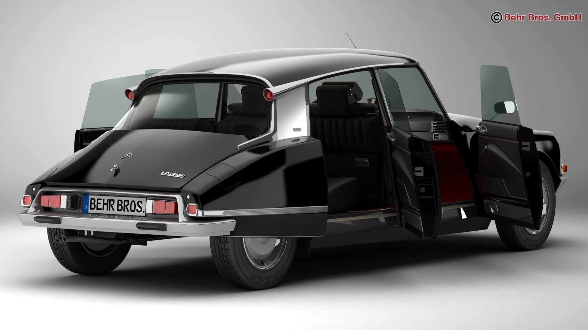Citroen DS 23 Pallas 3D model_4