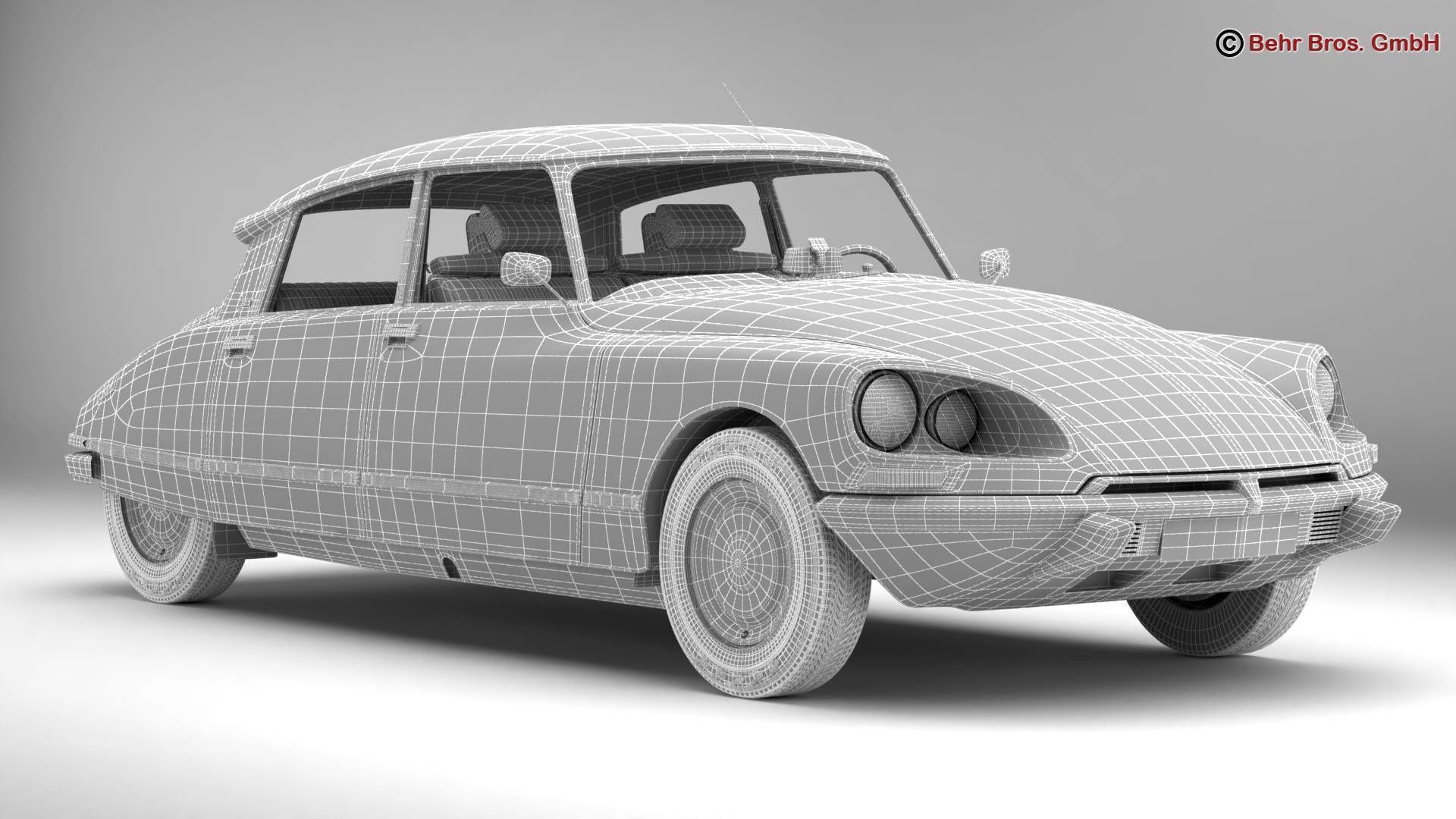 Citroen DS 23 Pallas 3D model_16