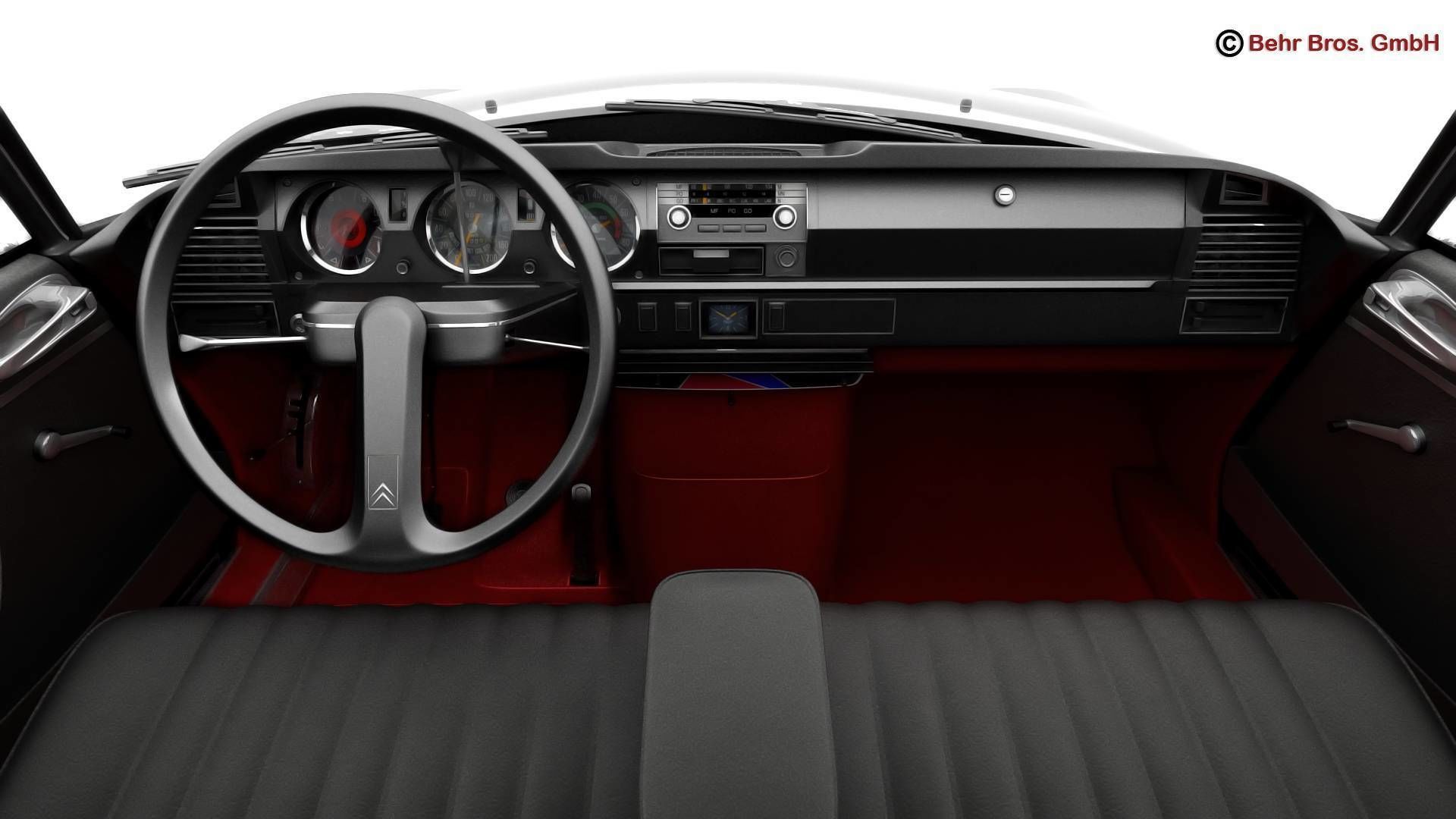 Citroen DS 23 Pallas 3D model_14