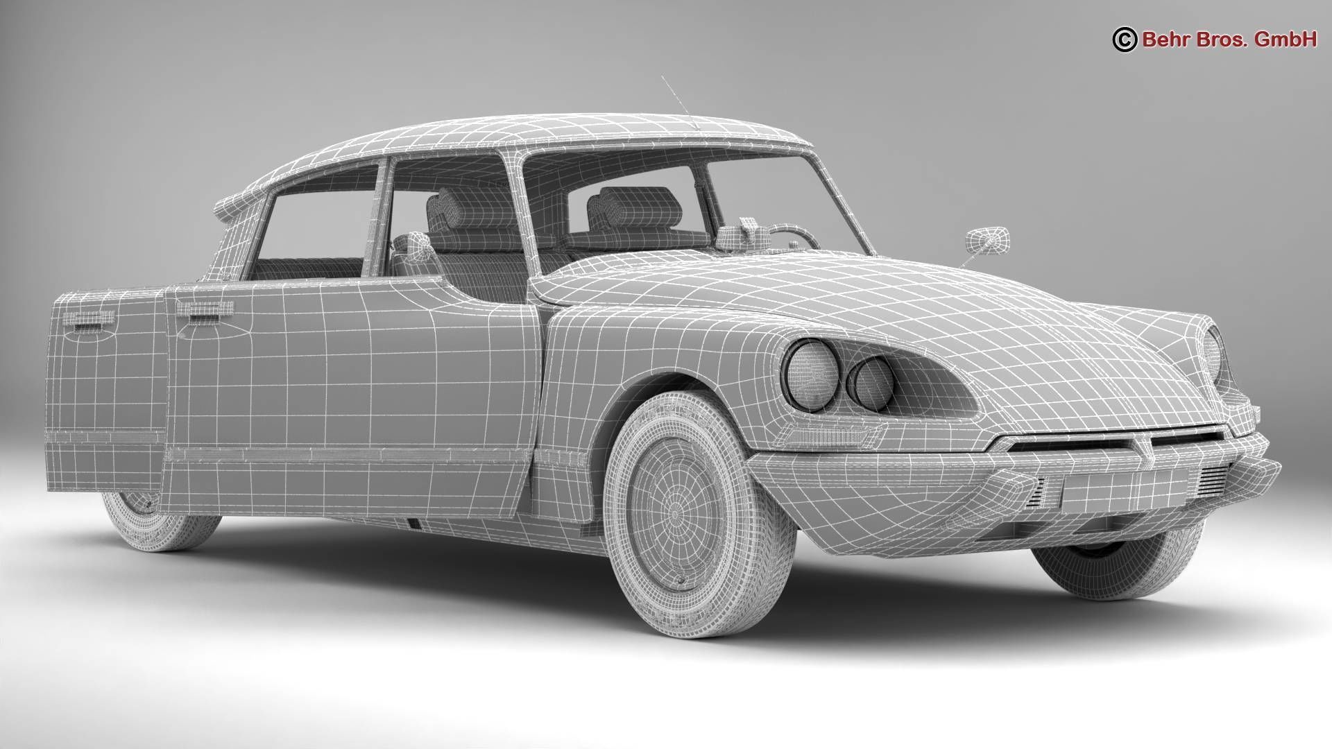 Citroen DS 23 Pallas 3D model_17