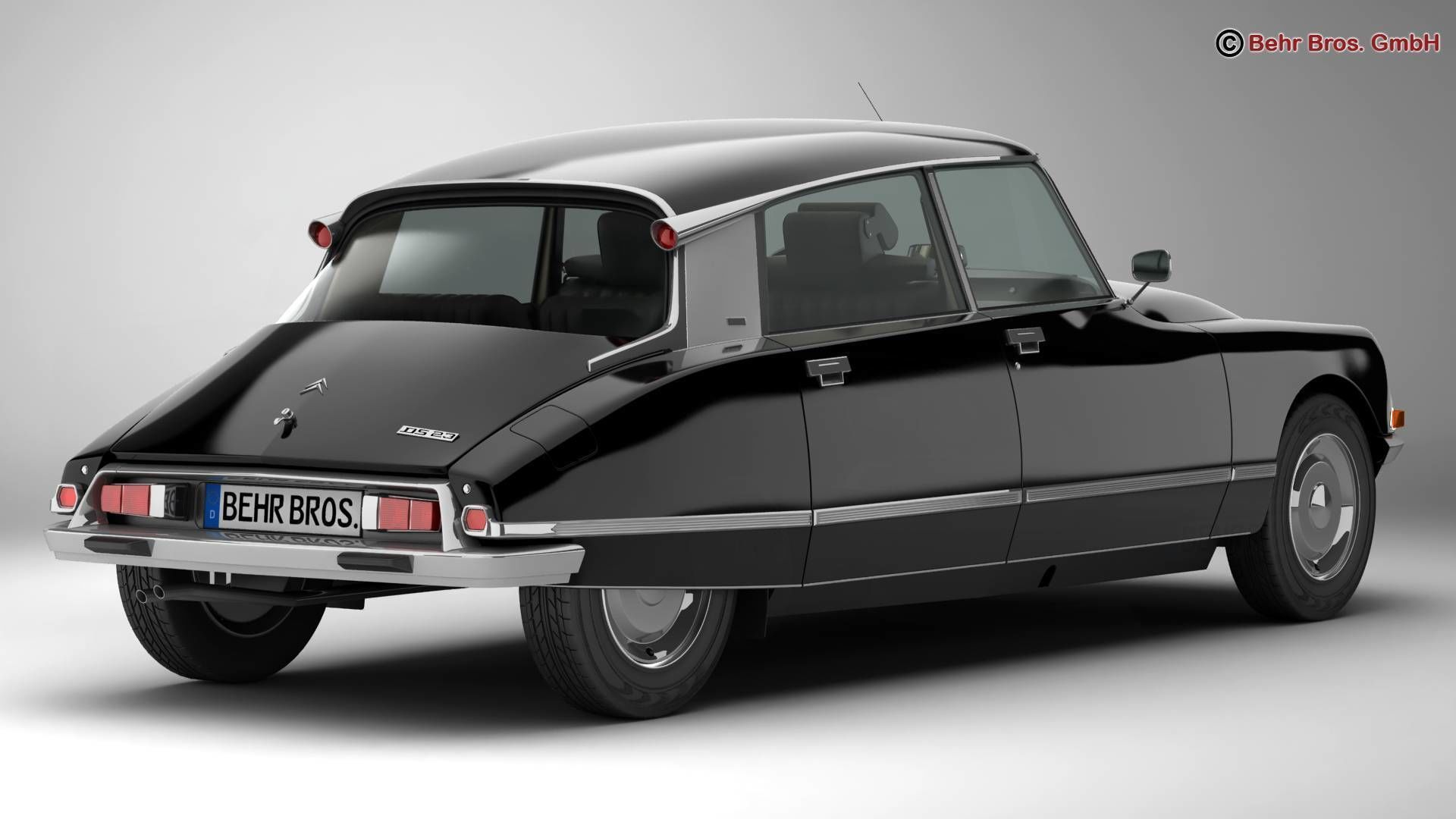 Citroen DS 23 Pallas 3D model_3