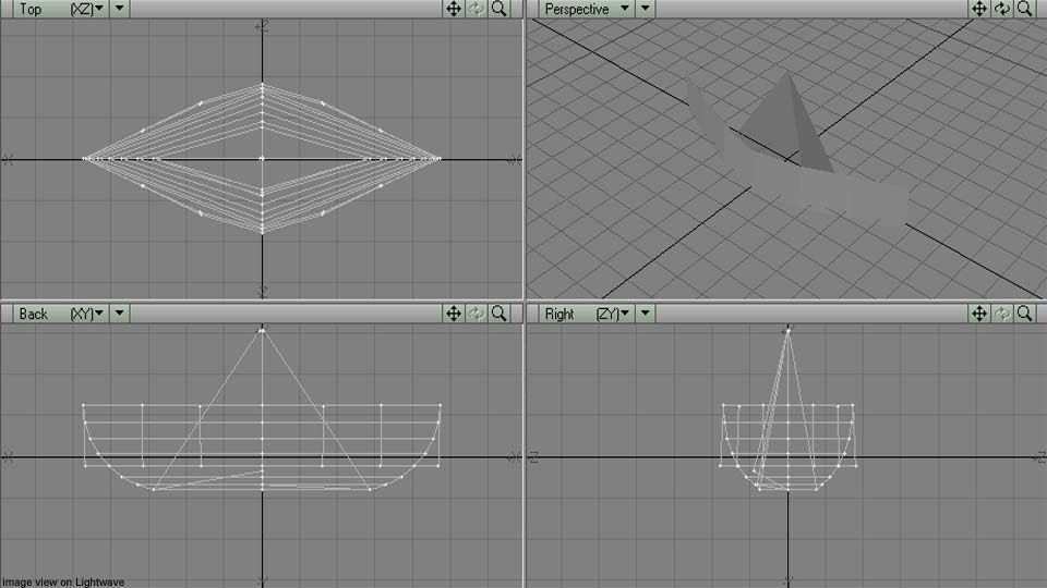 Origami - Boat 3D model_5