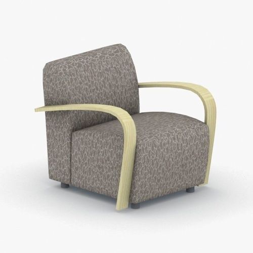 1020 - Armchair Low-poly 3D model
