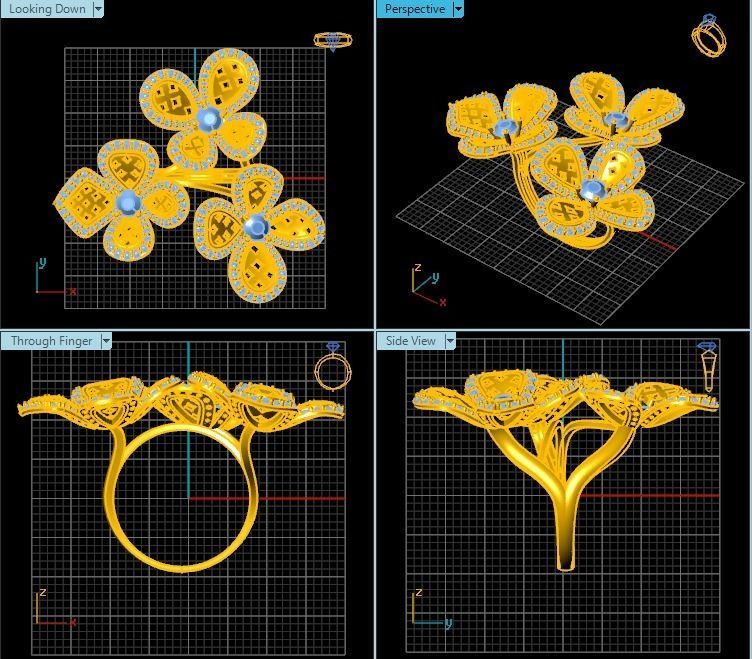 Ring T00631 3D print model_2