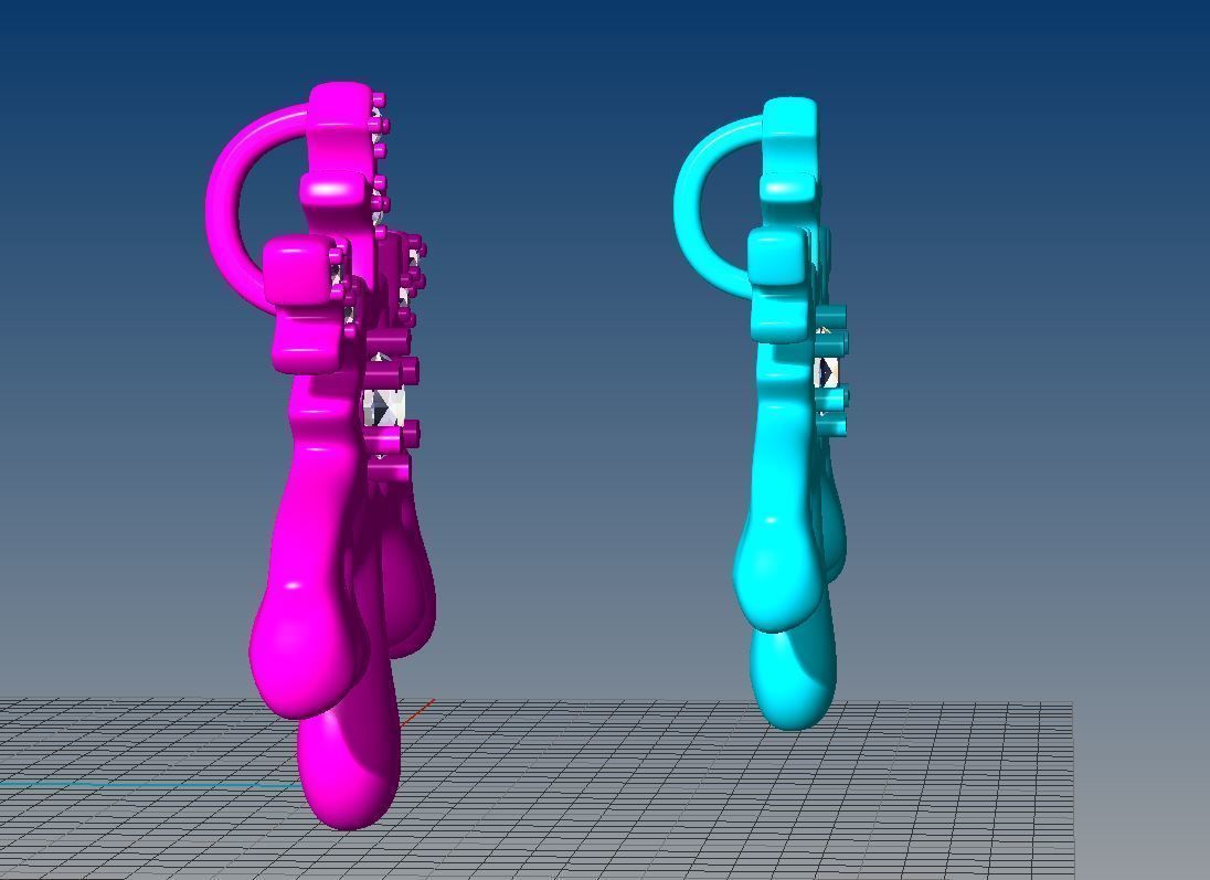 Snowflake pendant 3d printable model 3dm stl format 3D print model_8