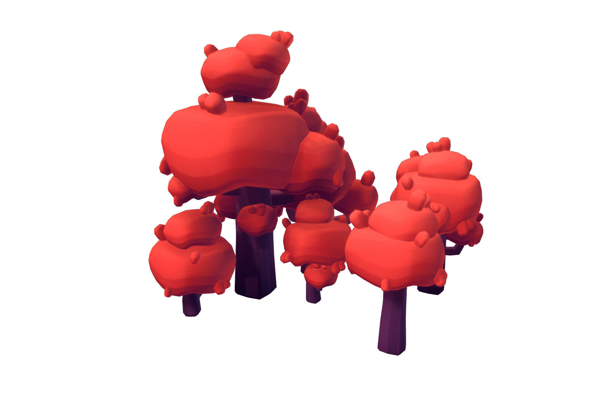 Nature Set - Proto Series Low-poly 3D model_6