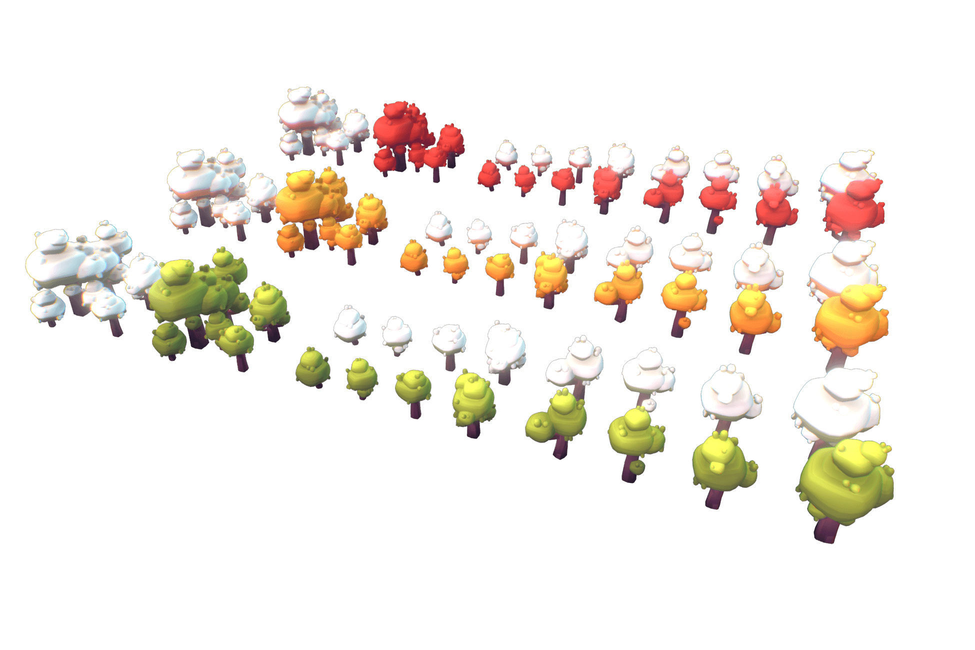 Nature Set - Proto Series Low-poly 3D model_7