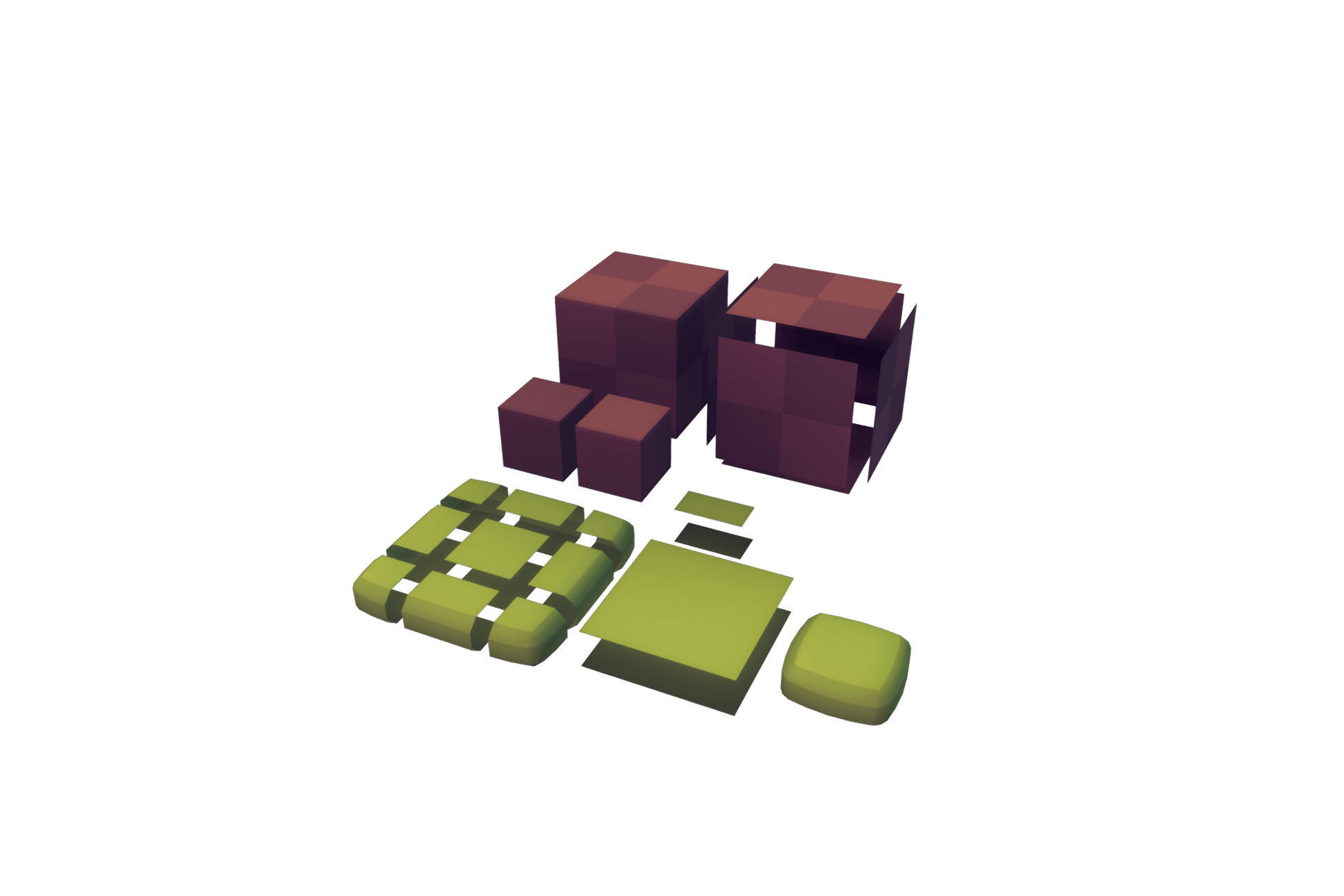 Nature Set - Proto Series Low-poly 3D model_18