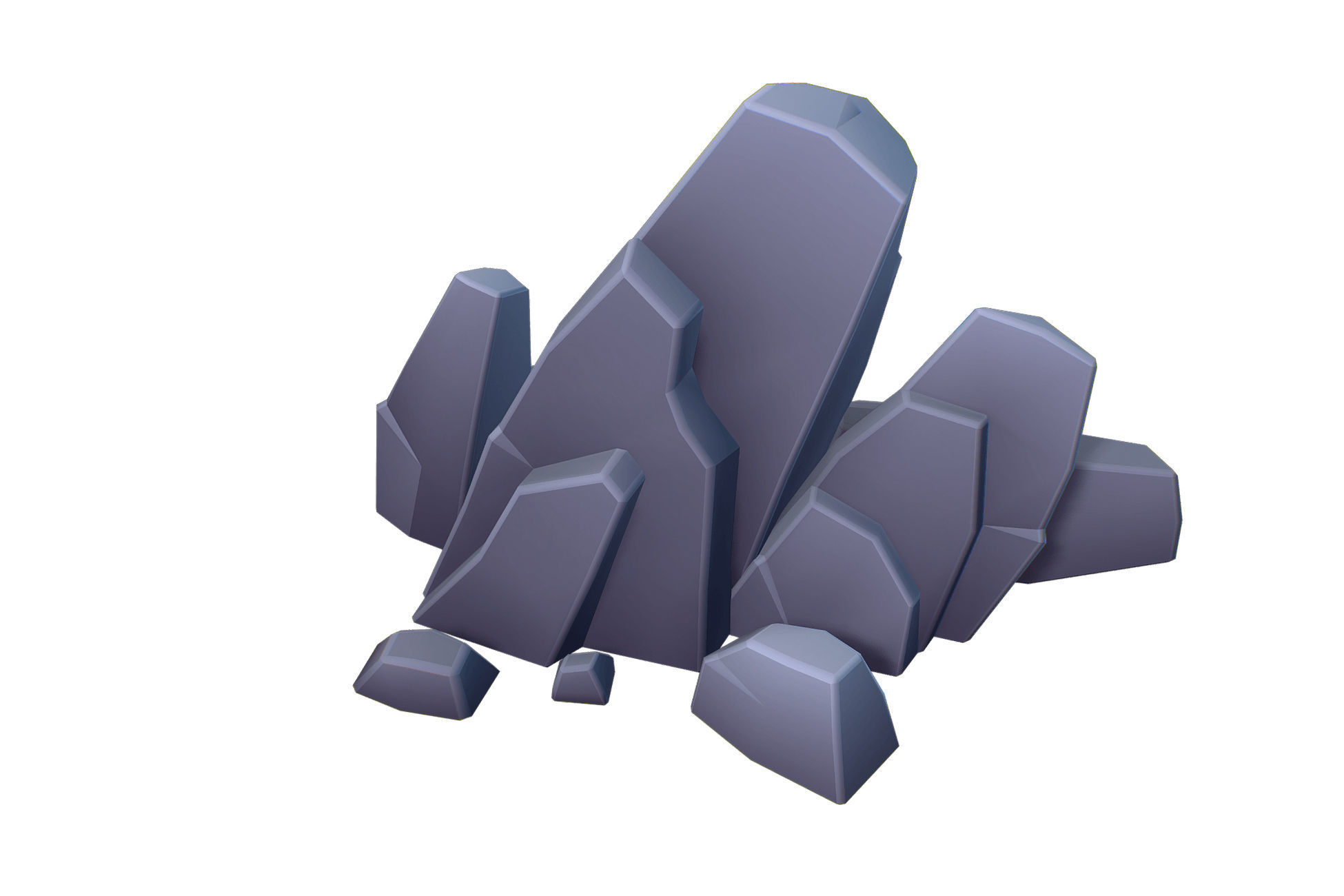 Nature Set - Proto Series Low-poly 3D model_15