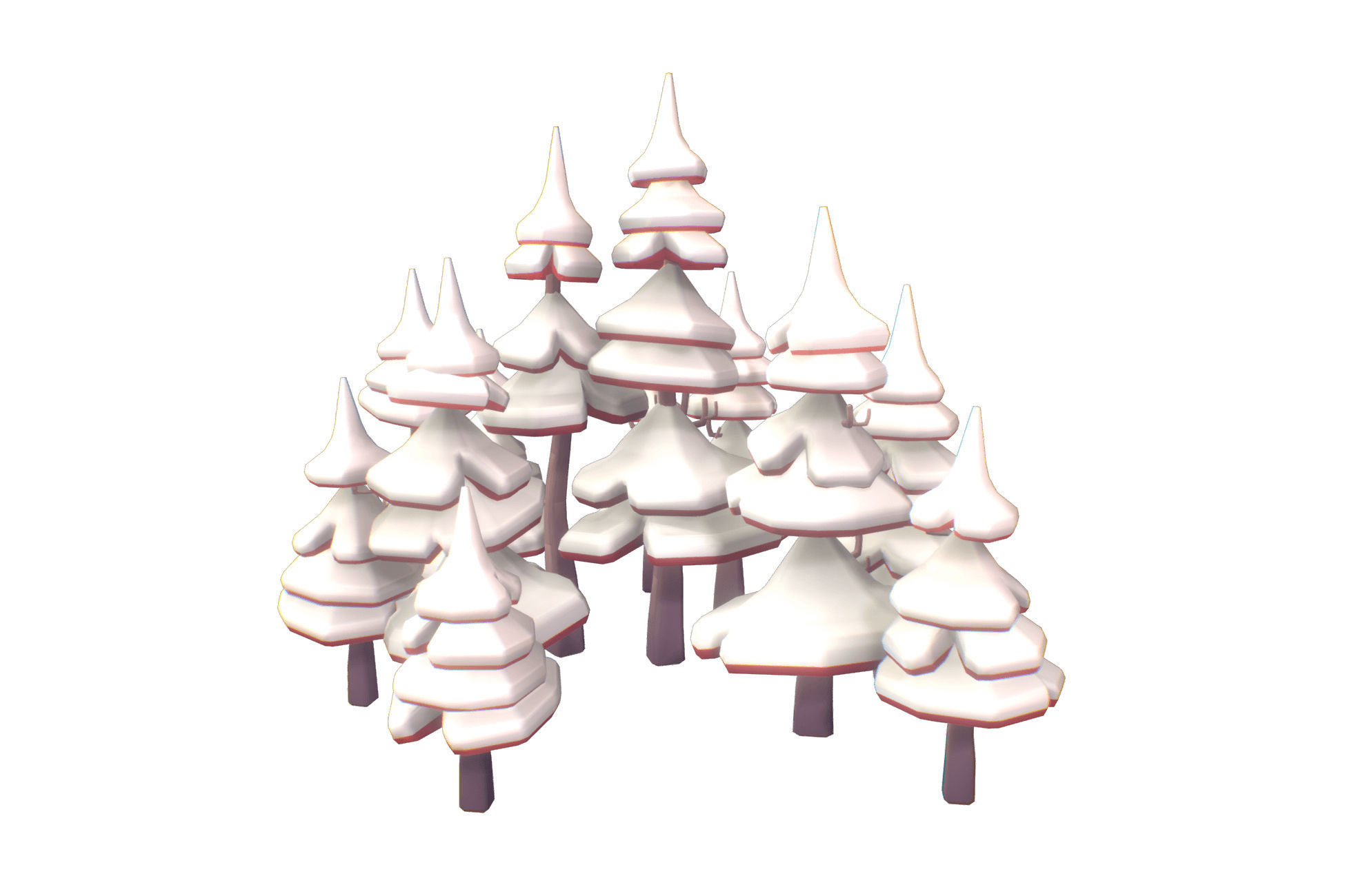 Nature Set - Proto Series Low-poly 3D model_13