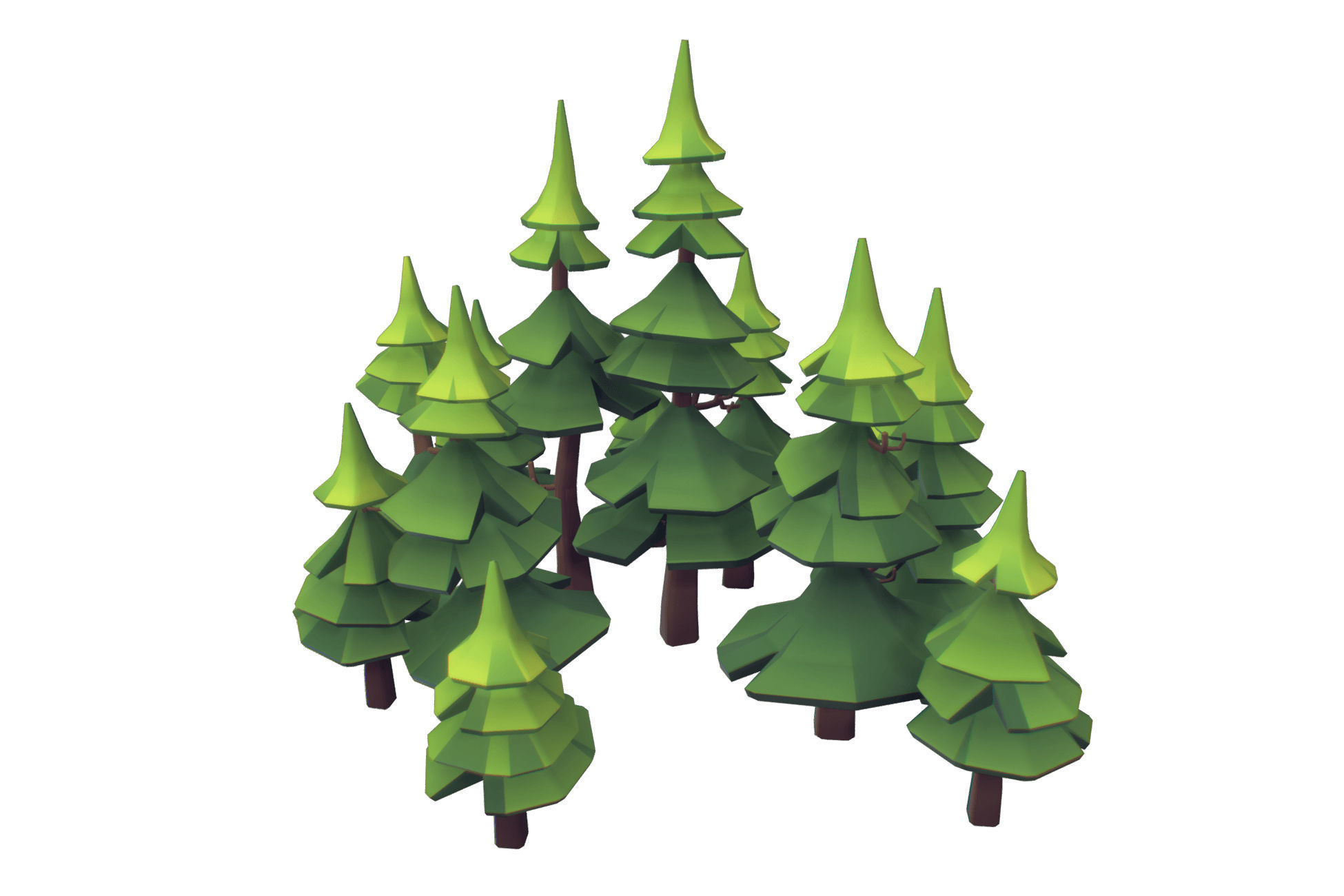 Nature Set - Proto Series Low-poly 3D model_12