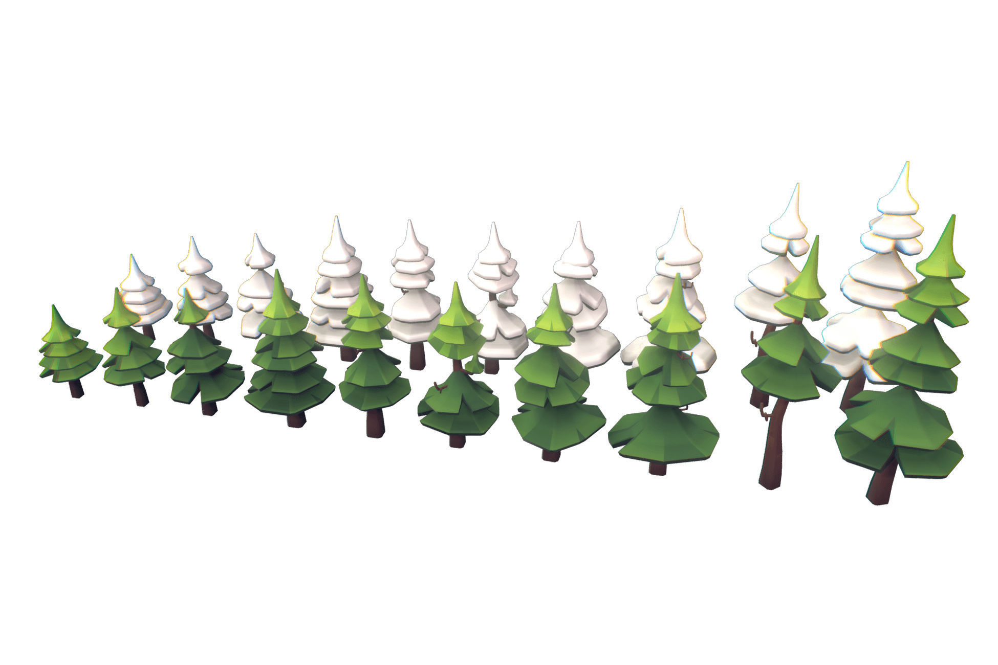 Nature Set - Proto Series Low-poly 3D model_11