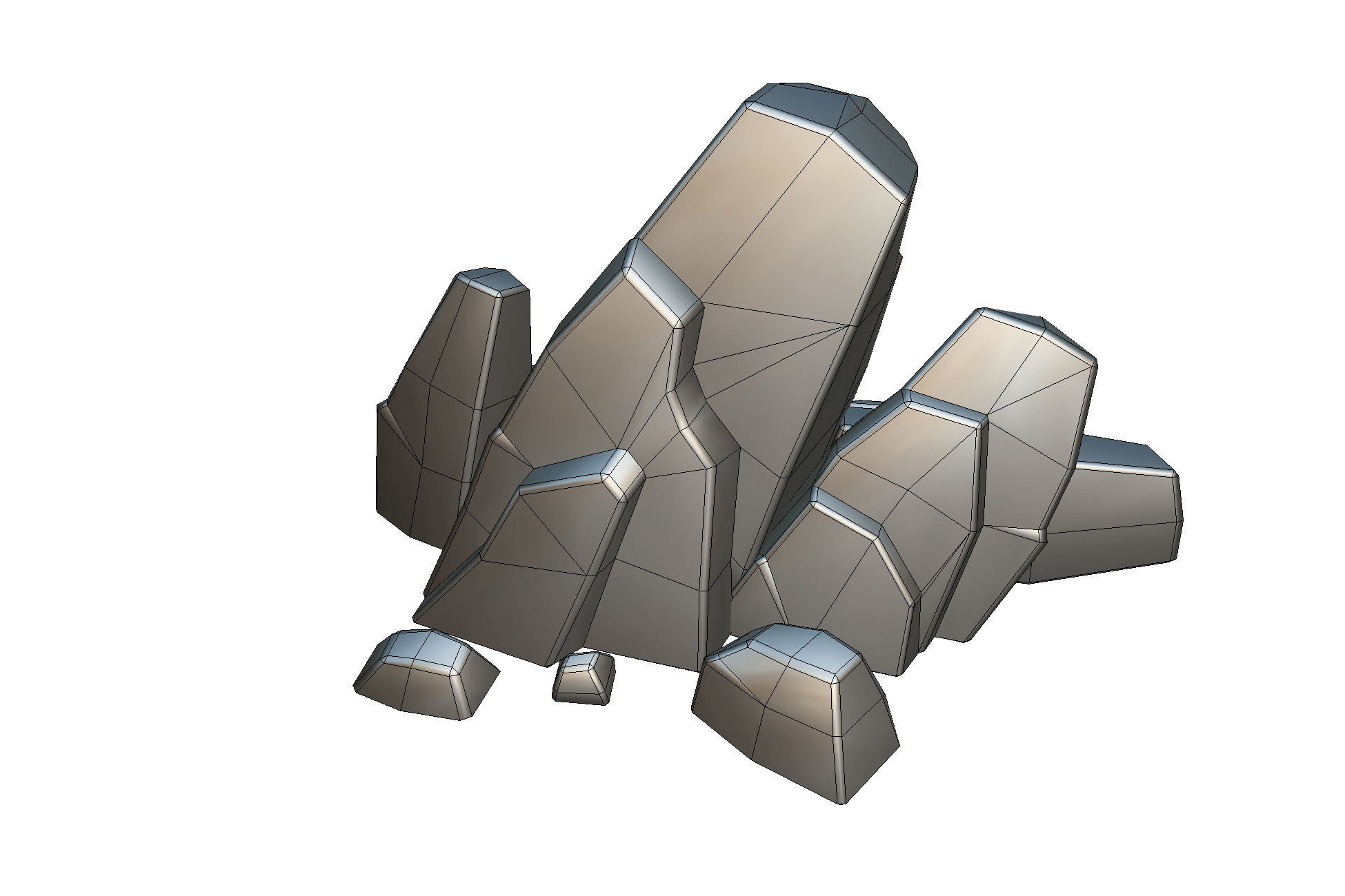 Nature Set - Proto Series Low-poly 3D model_16