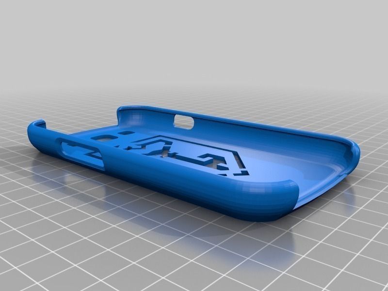Galaxy s3 phone cover with Ingress Resistance Logo Free 3D print model_1