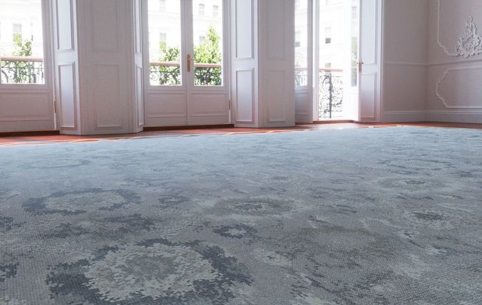 Rugs  Gray Low-poly 3D model