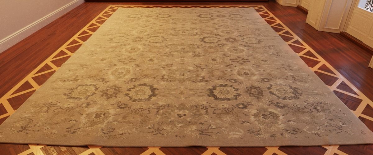 Rugs  Gray Low-poly 3D model_3