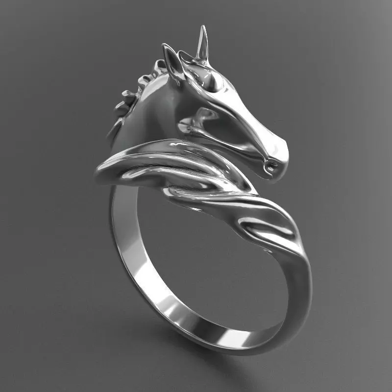 horse ring 3D print model_0
