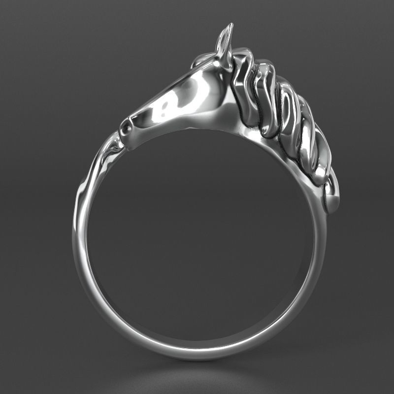 horse ring 3D print model_6